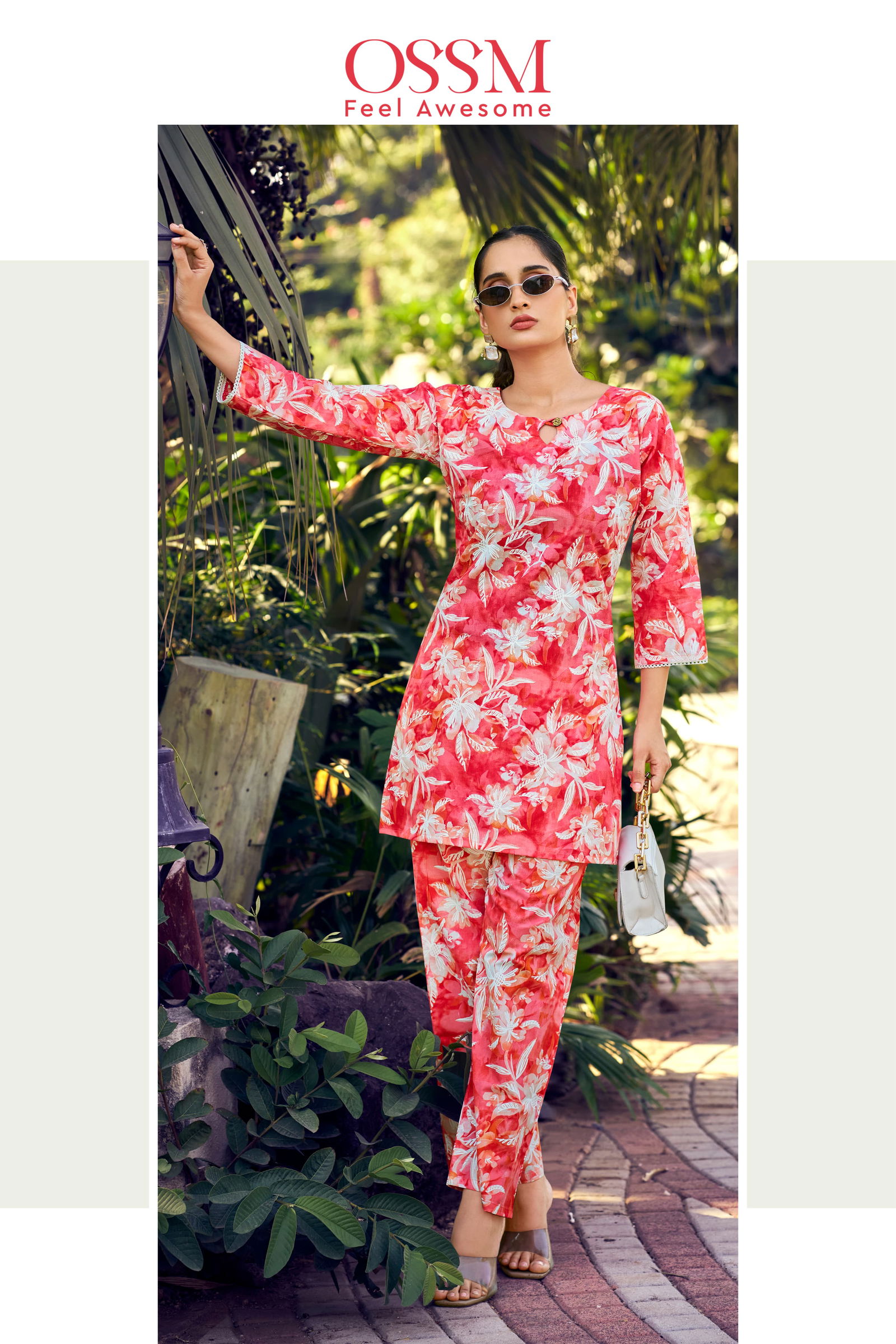 Cotton Beats Vol 2 by Ossm Cotton Foil Printed Co Ord Set Wholesale Online